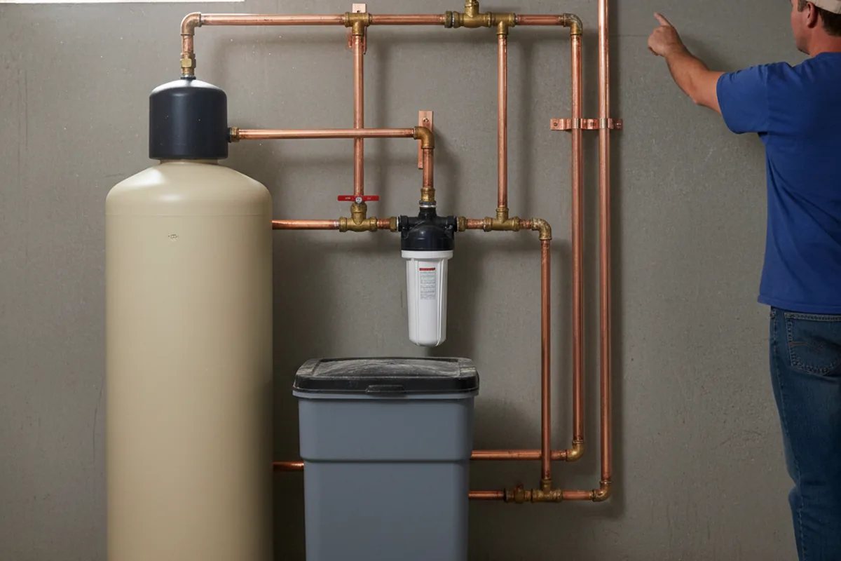 Whole-house water treatment system installed in Pearland
